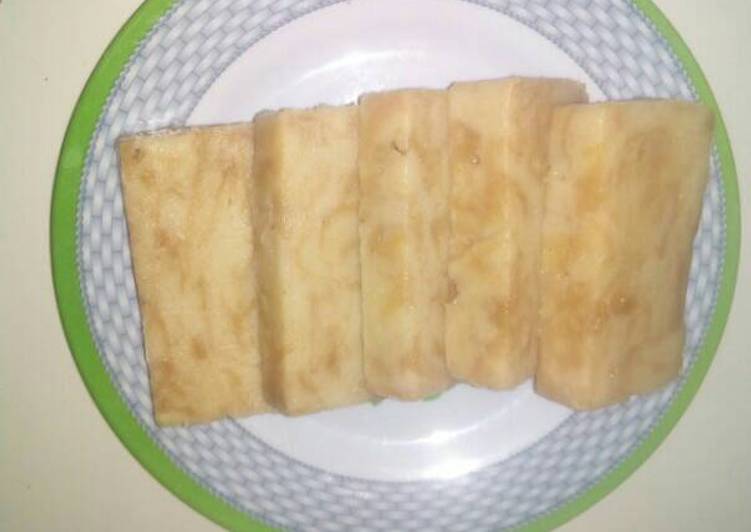 resep masakan Pudding roti/sarikaya No telur????