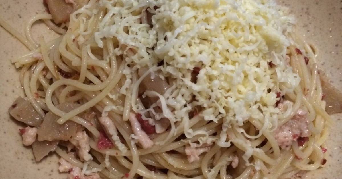 Spaghetti aglio olio simple - 254 resep - Cookpad