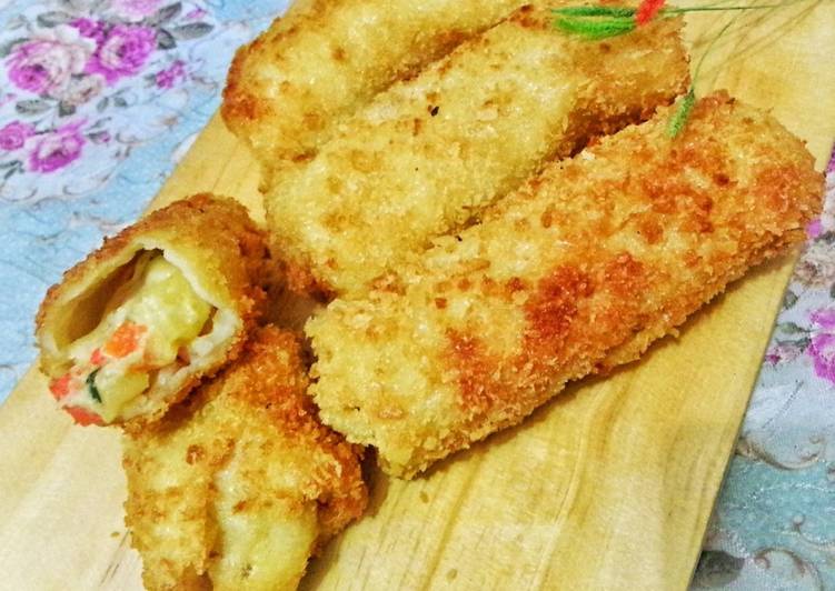 resep lengkap untuk Risoles rougut sayur