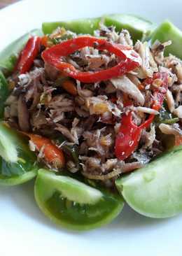 Tumis tongkol pedas