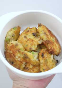 Mpasi 13m+ (menu anak) crispy rice fritters