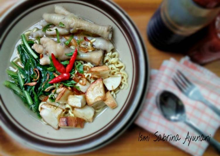 resep masakan Sup Ubi Kuah Ceker