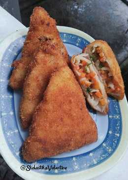 Risoles Segitiga isi Ragout Sayuran 