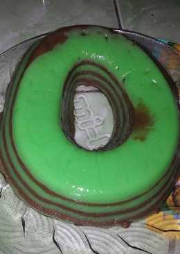Kue Lapis Pepe Cokelat Pandan Simple