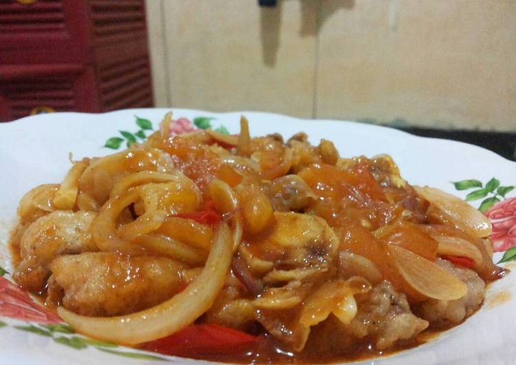 resep makanan Cumi Crispy Saus Asam Manis