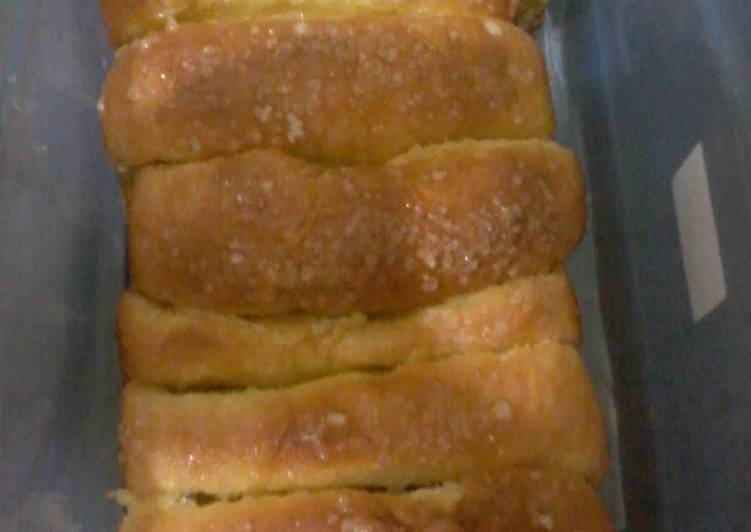 Resep Roti sisir mentega tanpa telur Oleh Verina Deviani