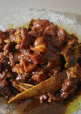 Tongseng kering daging kambing