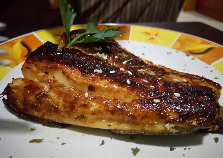 Resep Grilled Gindara  Cod with Miso Sauce Gindara  