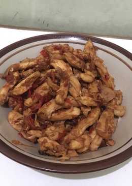 Ayam Suwir Pedas Kecap
