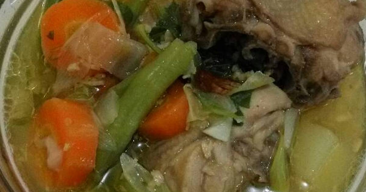 Resep Sup ayam enak segar istimewah ala farhan ibrahim