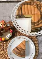 Ogura Zebra Cake with Coconut Milk