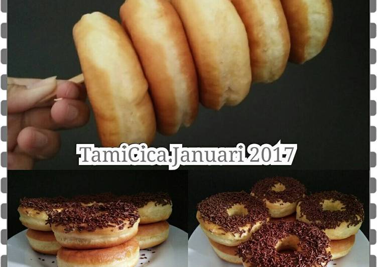 bahan dan cara membuat Donat Jadul