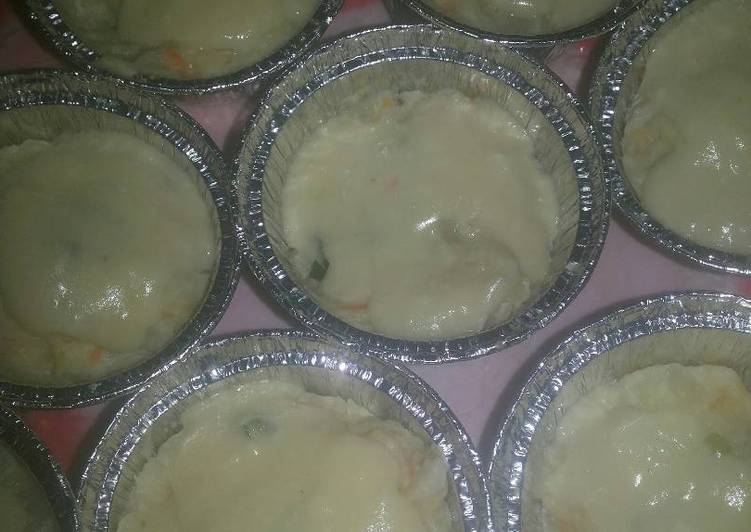 resep makanan Cemilan bayi 11 bulan ( kentang kukus saus creamy)