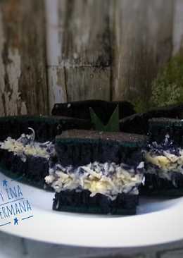 Martabak hitam keju