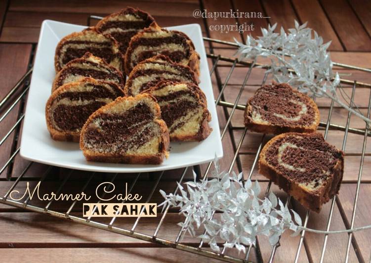 resep Marmer Cake Pak Sahak