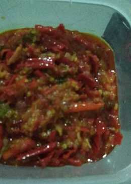 Sambalado ala rice cooker