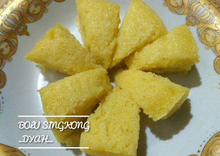 bahan dan cara membuat Bolu Singkong