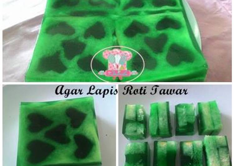 resep Agar2 Lapis Roti Tawar