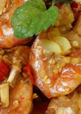 Tongseng Udang + Tempe