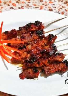 Sate Rembiga (sate sapi khas Mataram)