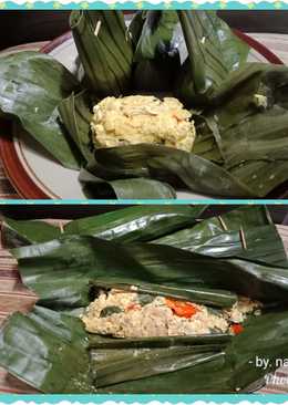 Pepes tahu ayam dan tongkol