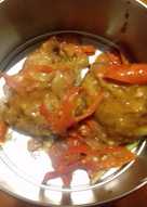 Ayam goreng tumis cabe merah