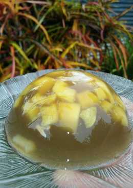 Puding nangka kelapa muda