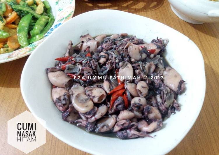 gambar untuk cara membuat Cumi Masak Hitam ?? anti ribet