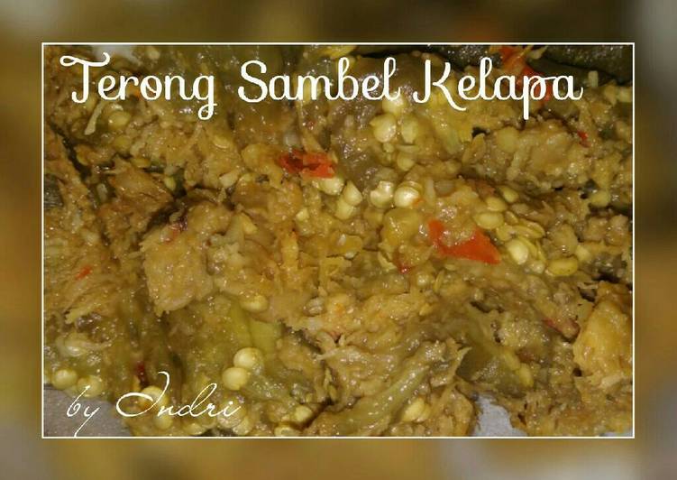 resep makanan Terong Sambel Kelapa