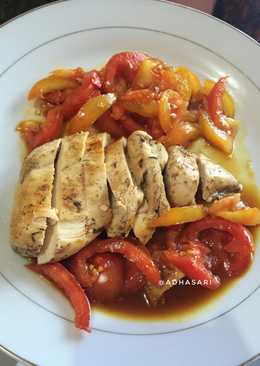 Menu diet gm hari ke-5/ 500 gr daging + 6 buah tomat