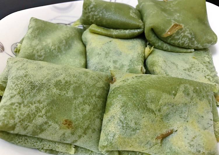 bahan dan cara membuat Avocado Matcha Pancake