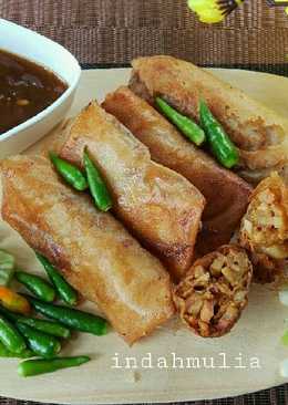 Lumpia Semarang + saos bawang