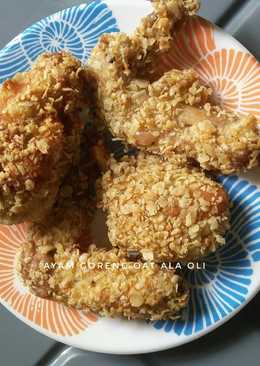 Ayam Goreng Oat Mudah