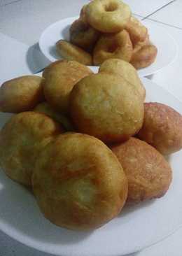 Donat tanpa telur dan kentang lembut