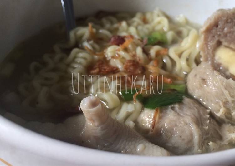 bahan dan cara membuat Kuah Bakso Sederhana No MSG