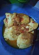 Tahu cina masak kuah kuning (pedas & enak)