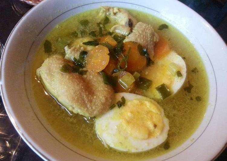 resep Soto ayam lamongan praktis