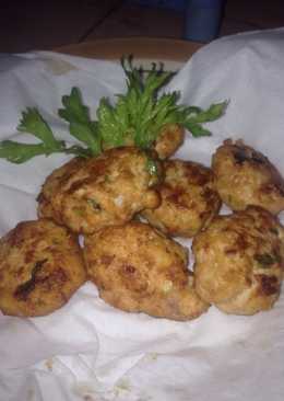 Perkedel ayam sayur
