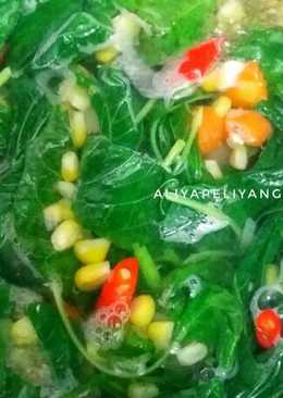 Sayur bayam pedas