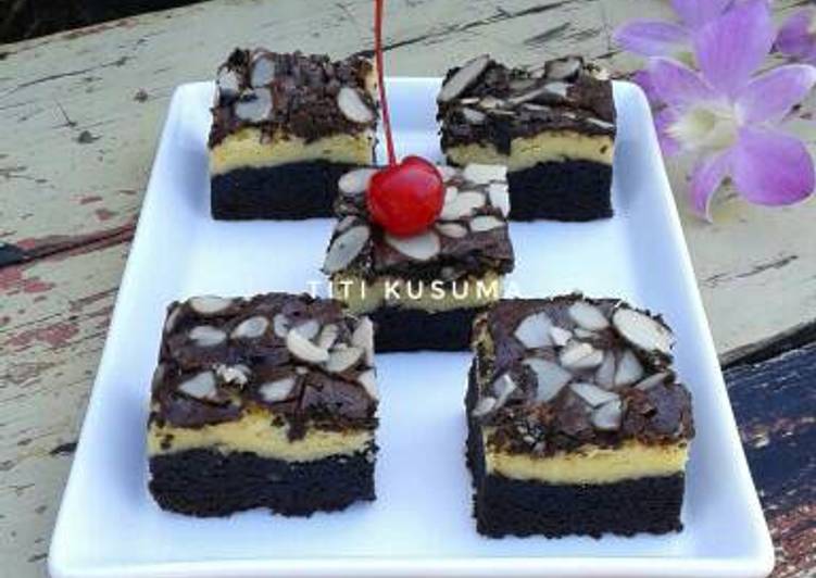 resep masakan Cream Cheese Brownies