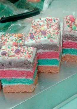 Rainbow Cake Kukus