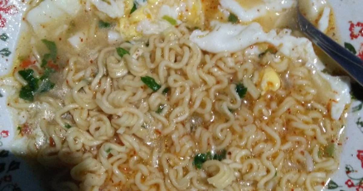 1 758 Resep Mie Instan Kuah Pedas Enak Dan Sederhana Cookpad