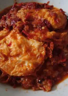 Balado Telur Mata Sapi