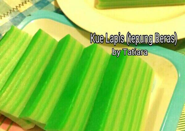 Resep Kue LAPIS Tepung Beras