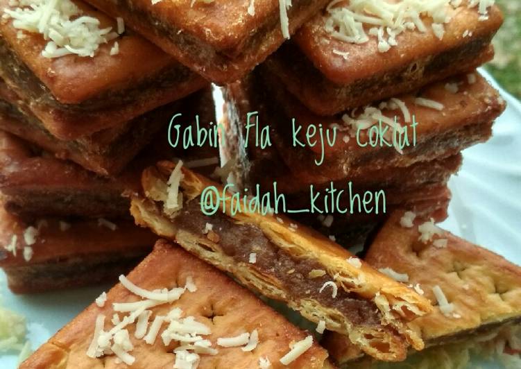 resep masakan Gabin Fla keju coklat