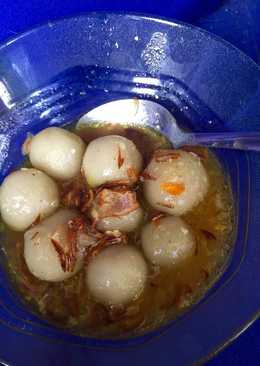 Cilok kuah isi bakso