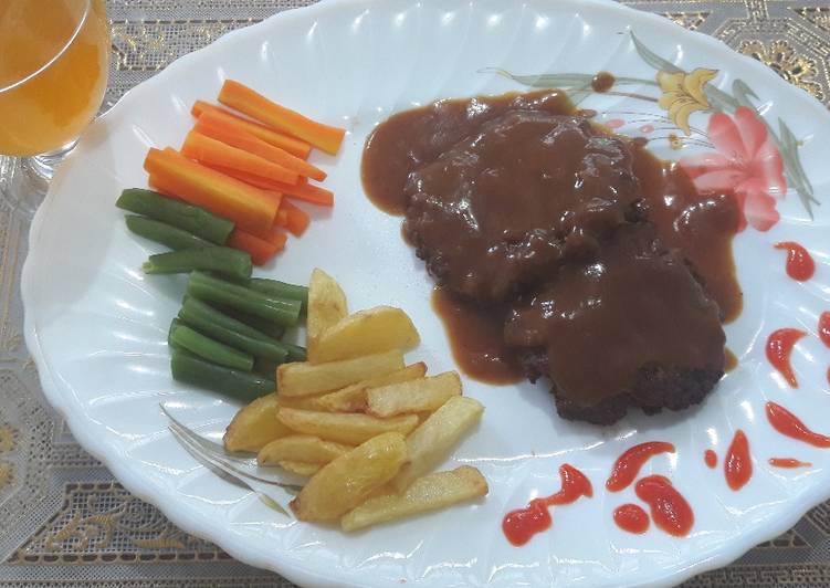 resep lengkap untuk Bisteak Sapi Sehat??#Kita berbagi