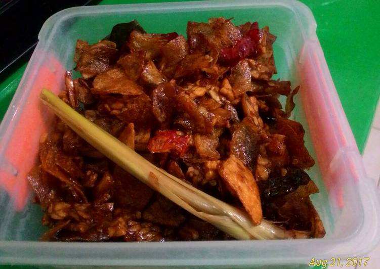 gambar untuk resep Kering Tempe + Kentang Pedas Manis (Non MSG)