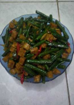 Tumis Kacang Panjang Tempe