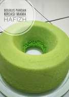 Bolu pandan (kukus no mixer)